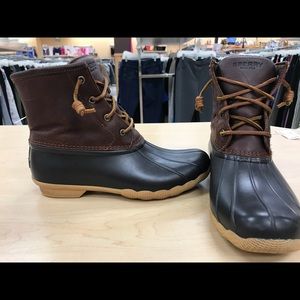 Leather Sperry duck shoes